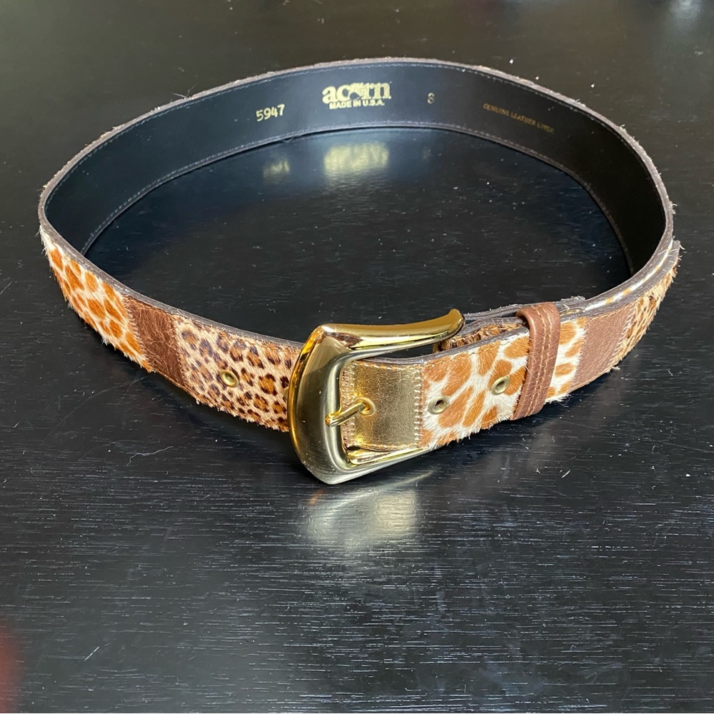 vintage leather belt